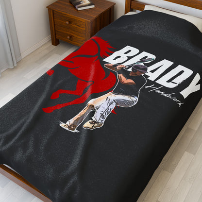 Brady Handwerk Velveteen Plush Blanket