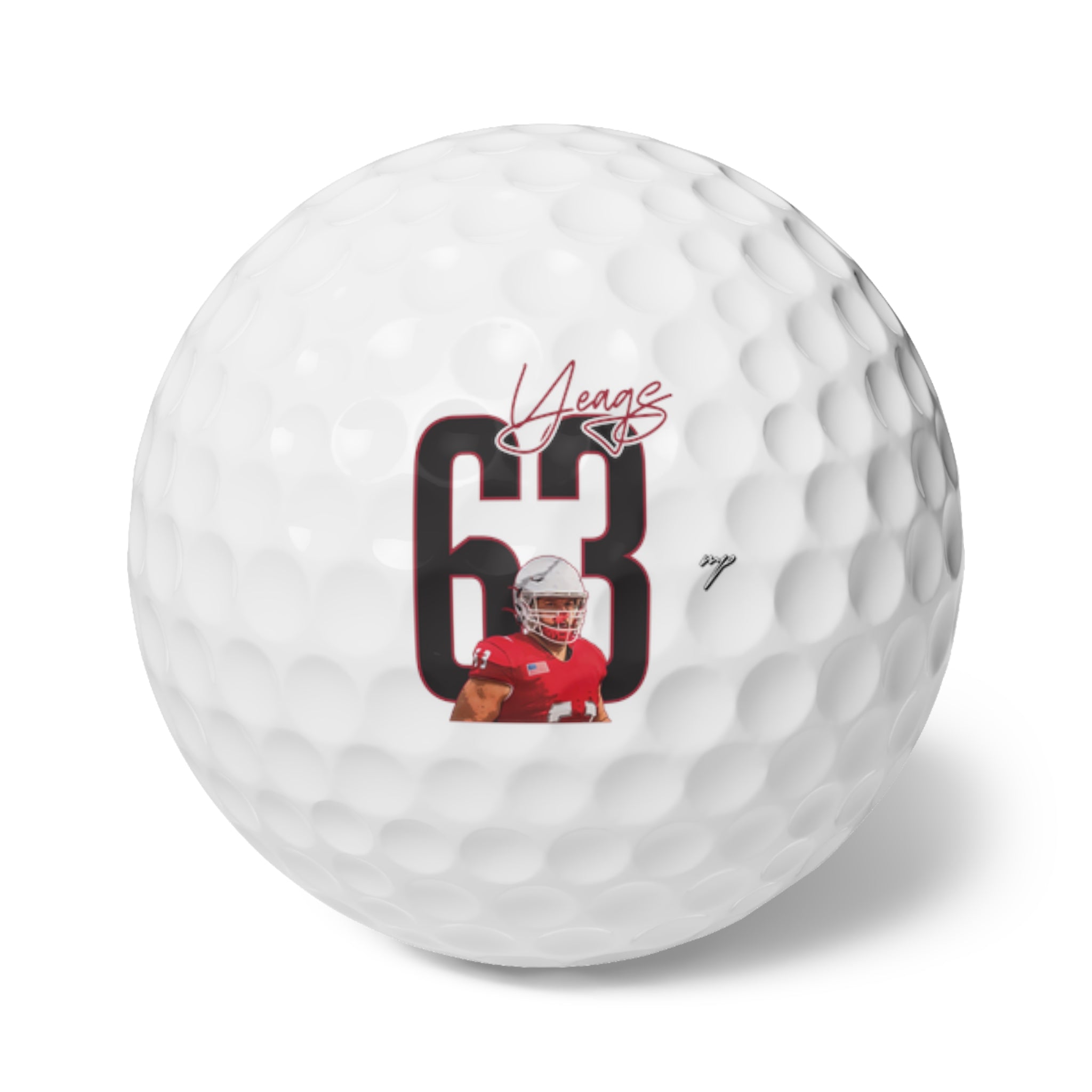 Kyle Yeager Golf Balls, 6pc