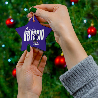 Conner Kryscio Ceramic Ornament