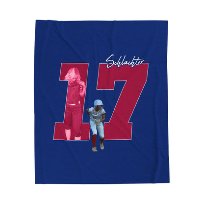 Hannah Schlachter Velveteen Plush Blanket