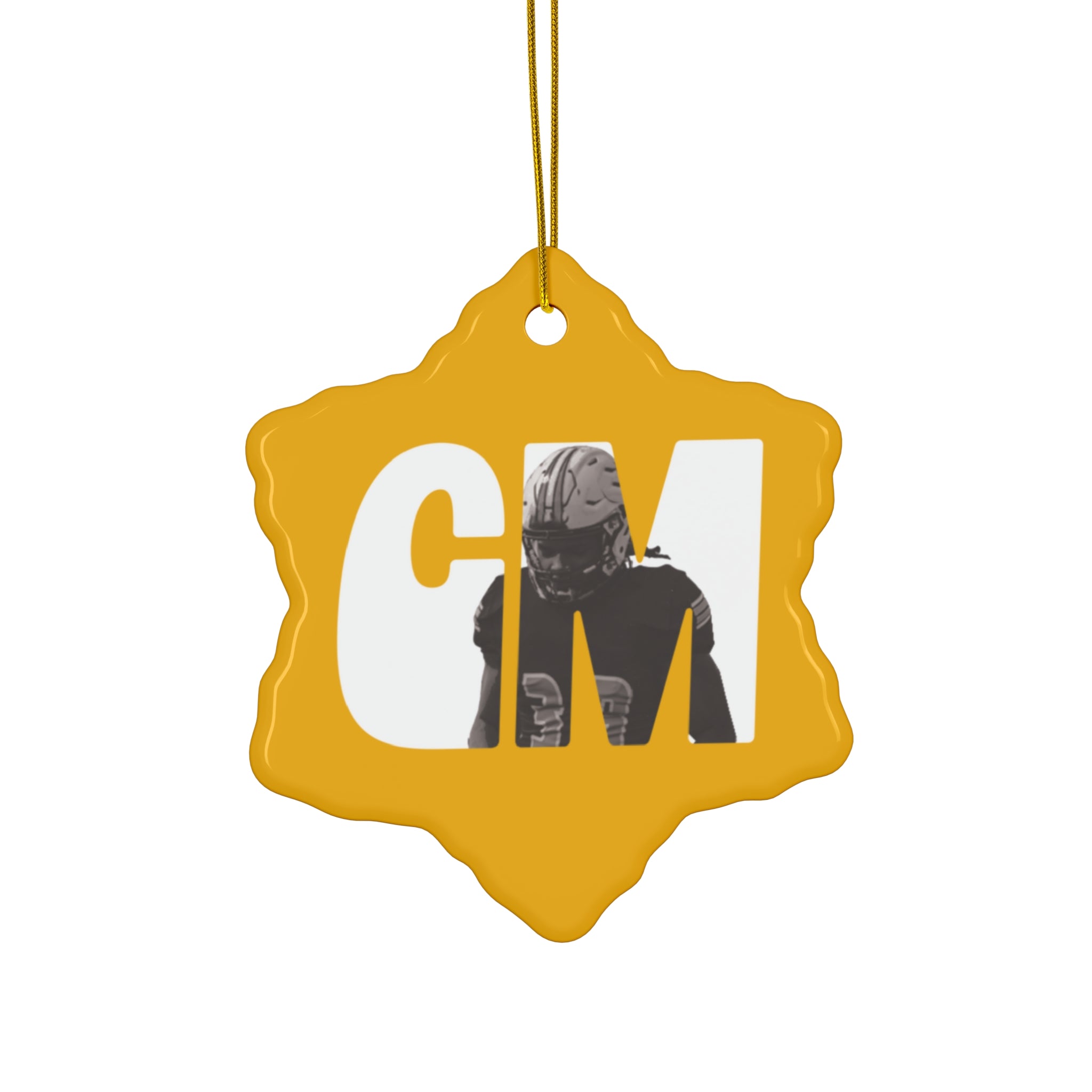 Cam Mahan Ceramic Ornament