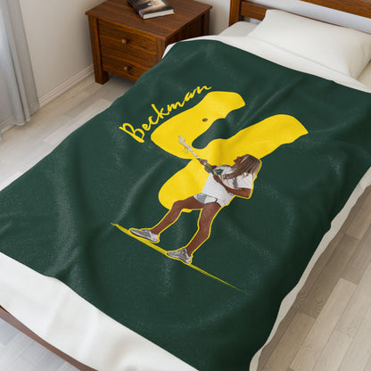 Caitlin Beckman Velveteen Plush Blanket