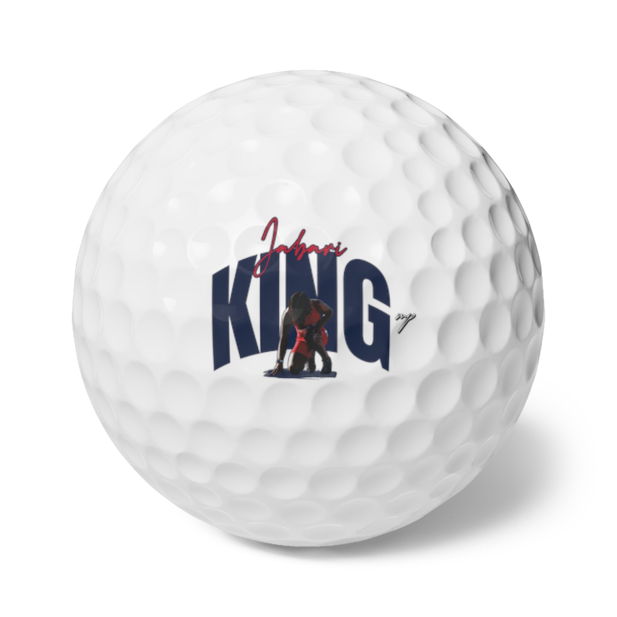 Jabari King Golf Balls, 6pc