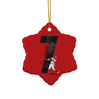 Kendra Lewis Ceramic Ornament