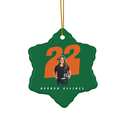 Nevaeh Elliott Ceramic Ornament