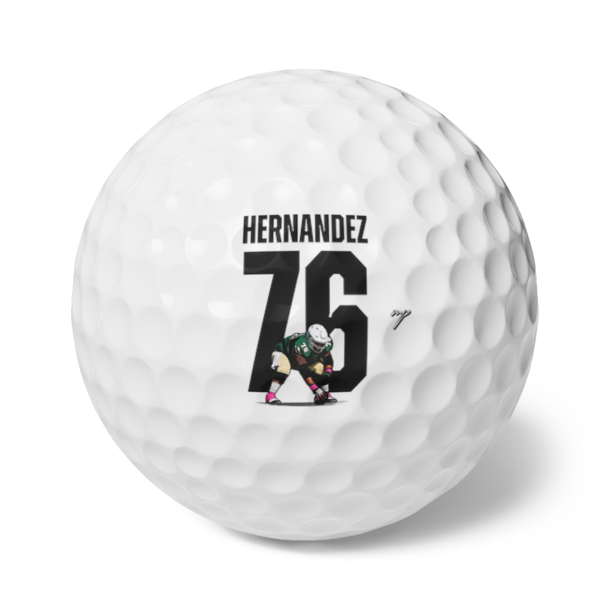 Alex Hernandez Golf Balls, 6pc