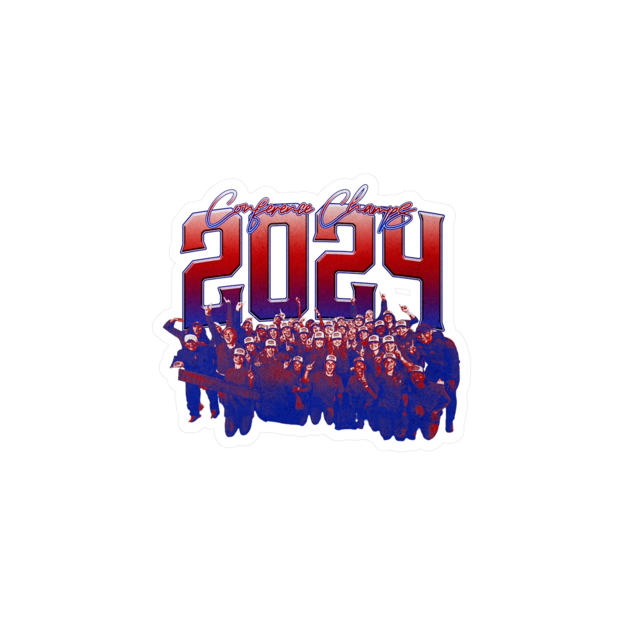 Kansas Soccer Conference Champs Vinyl Decals
