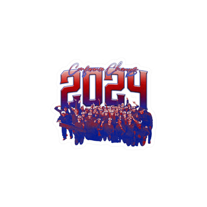 Kansas Soccer Conference Champs Vinyl Decals