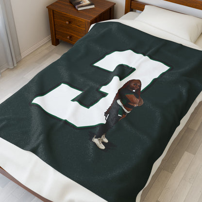 Maiya George Velveteen Plush Blanket