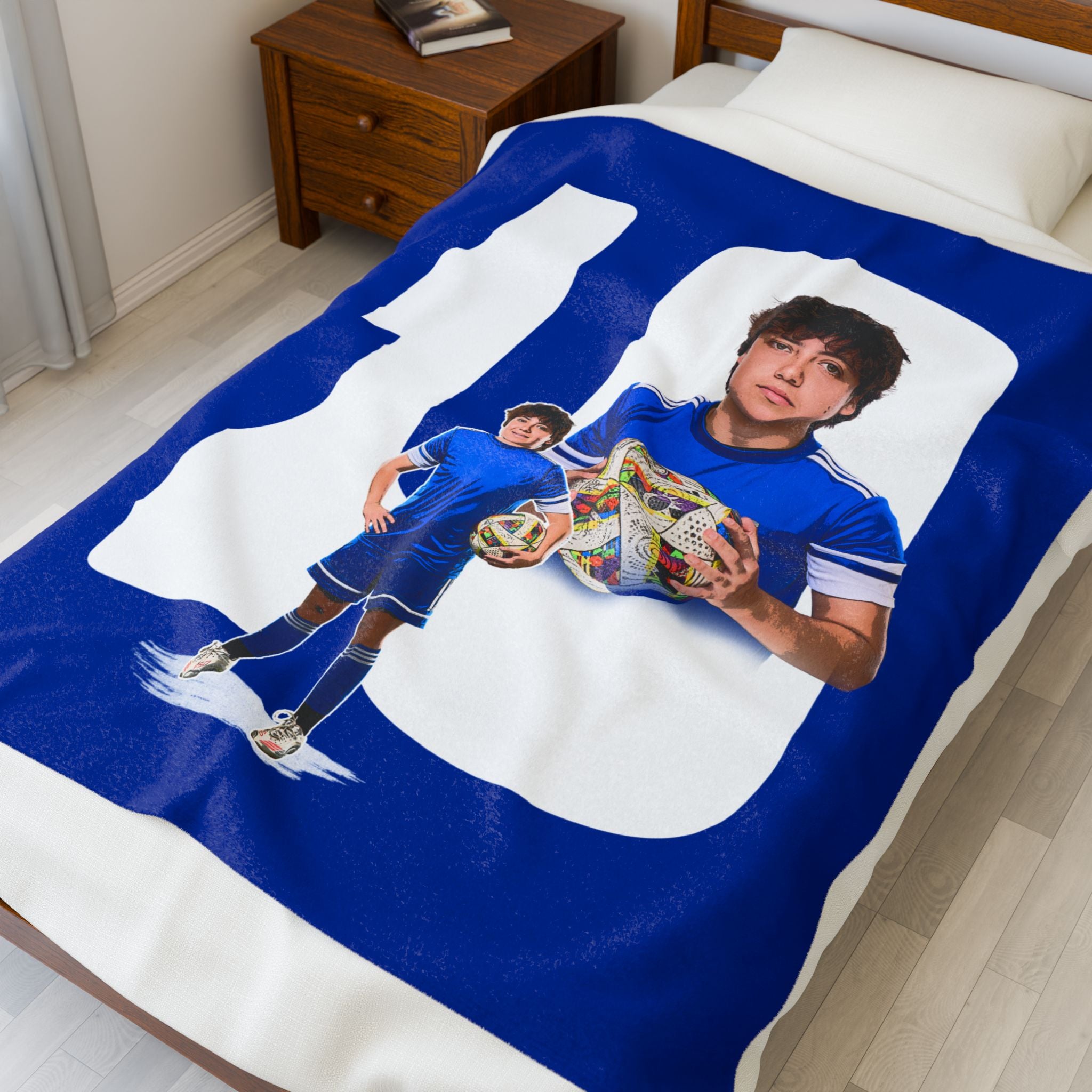 RJ Ibarra Velveteen Plush Blanket