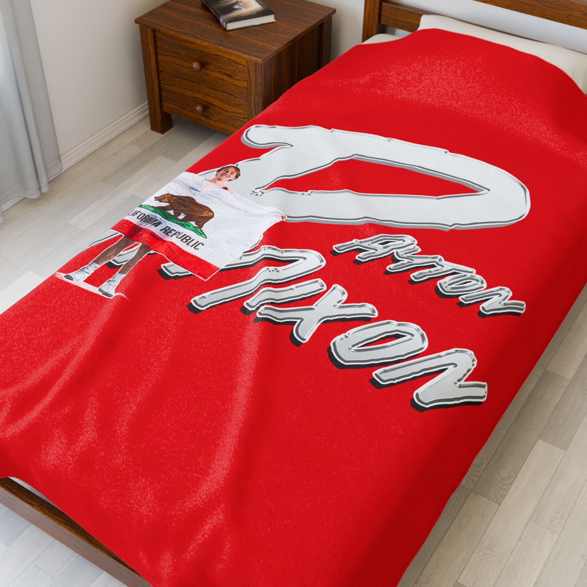 Payton Mixon Velveteen Plush Blanket