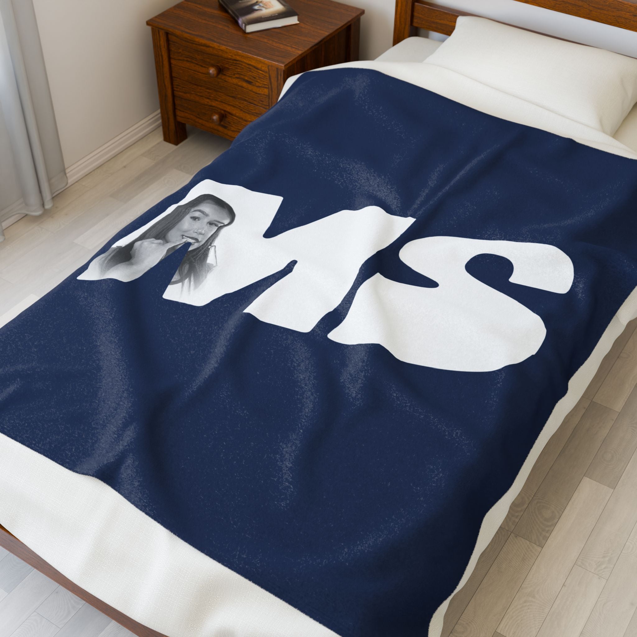 Molly Sek Velveteen Plush Blanket