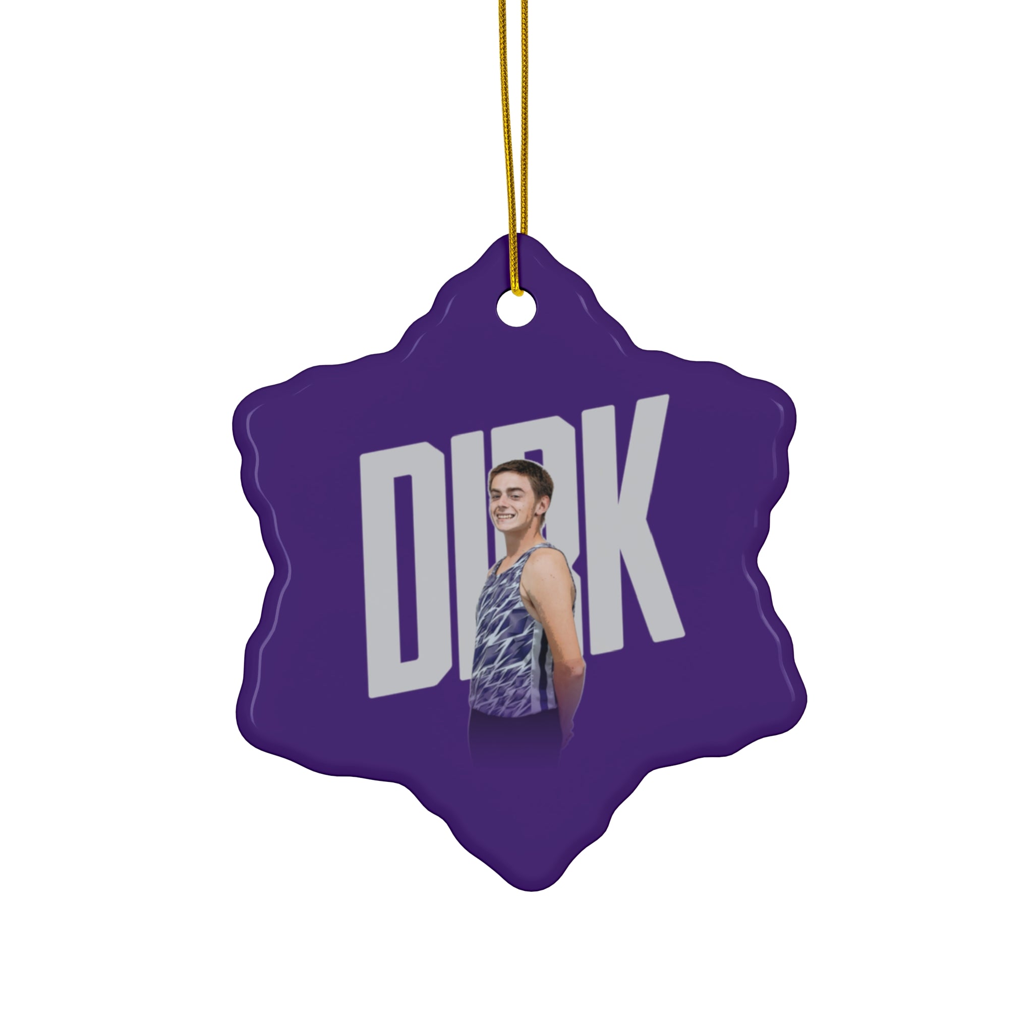 Dirk Crater Ceramic Ornament