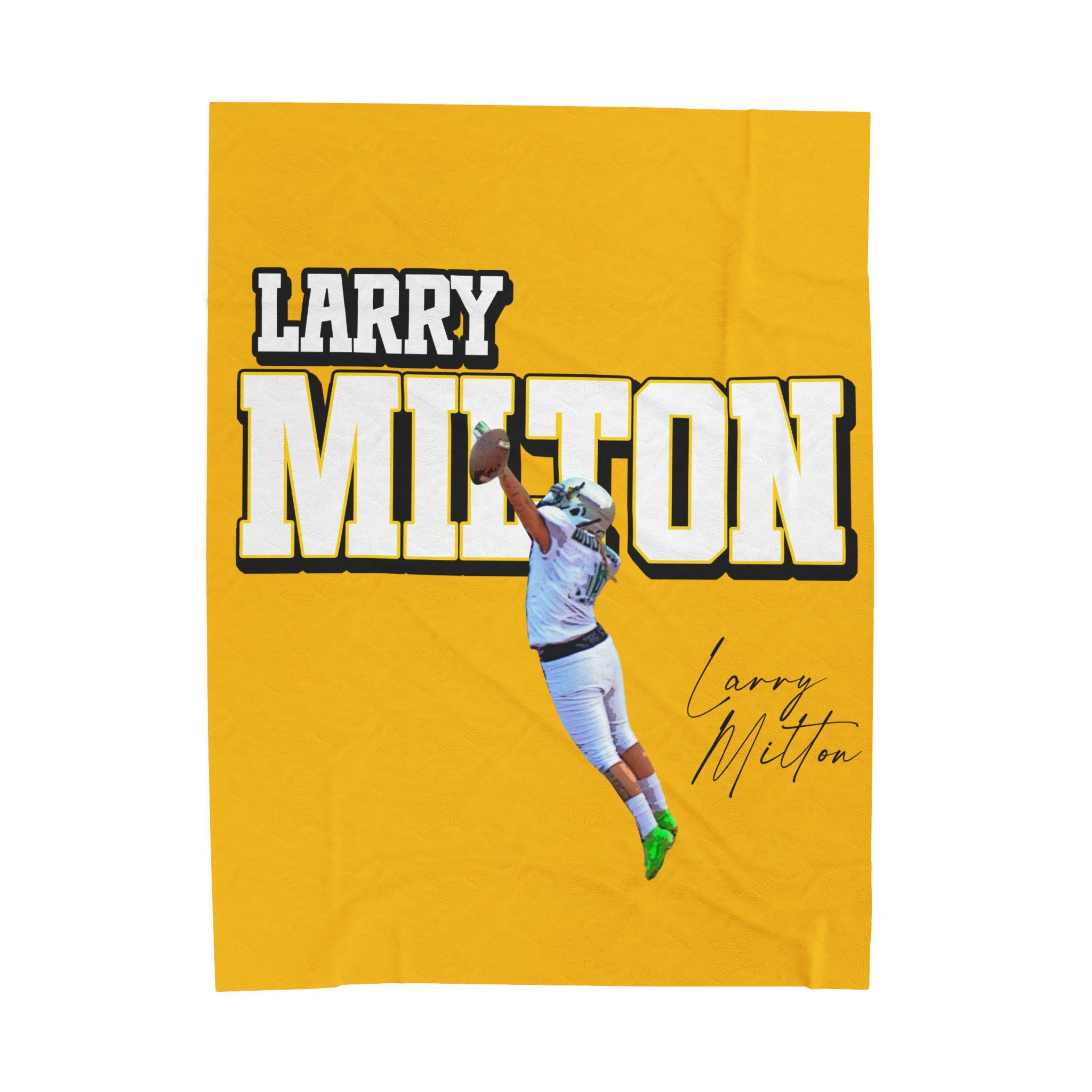 Larry Milton Velveteen Plush Blanket