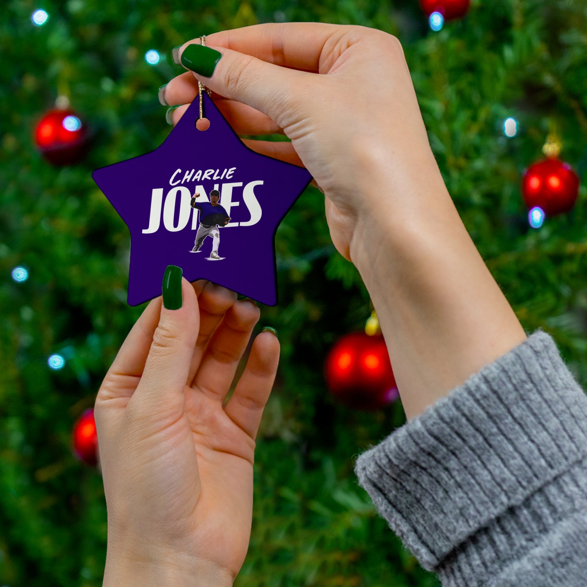 Charlie Jones Ceramic Ornament