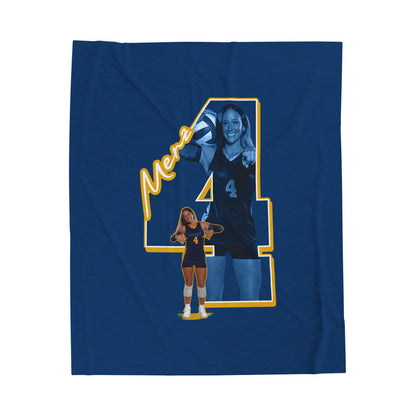 Mallory Merz Velveteen Plush Blanket
