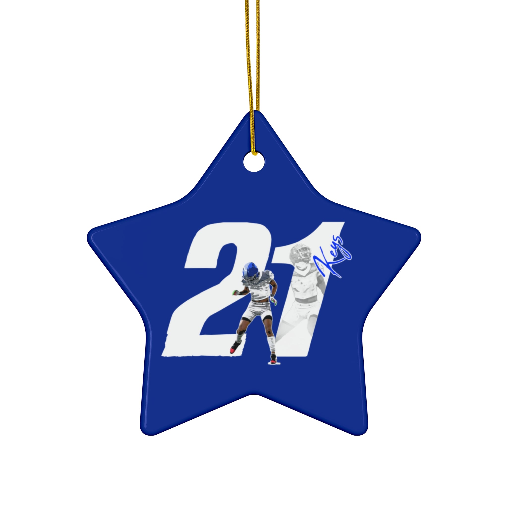 Quinn Keys Ceramic Ornament