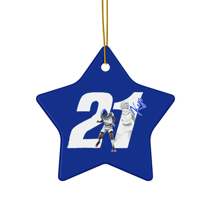 Quinn Keys Ceramic Ornament
