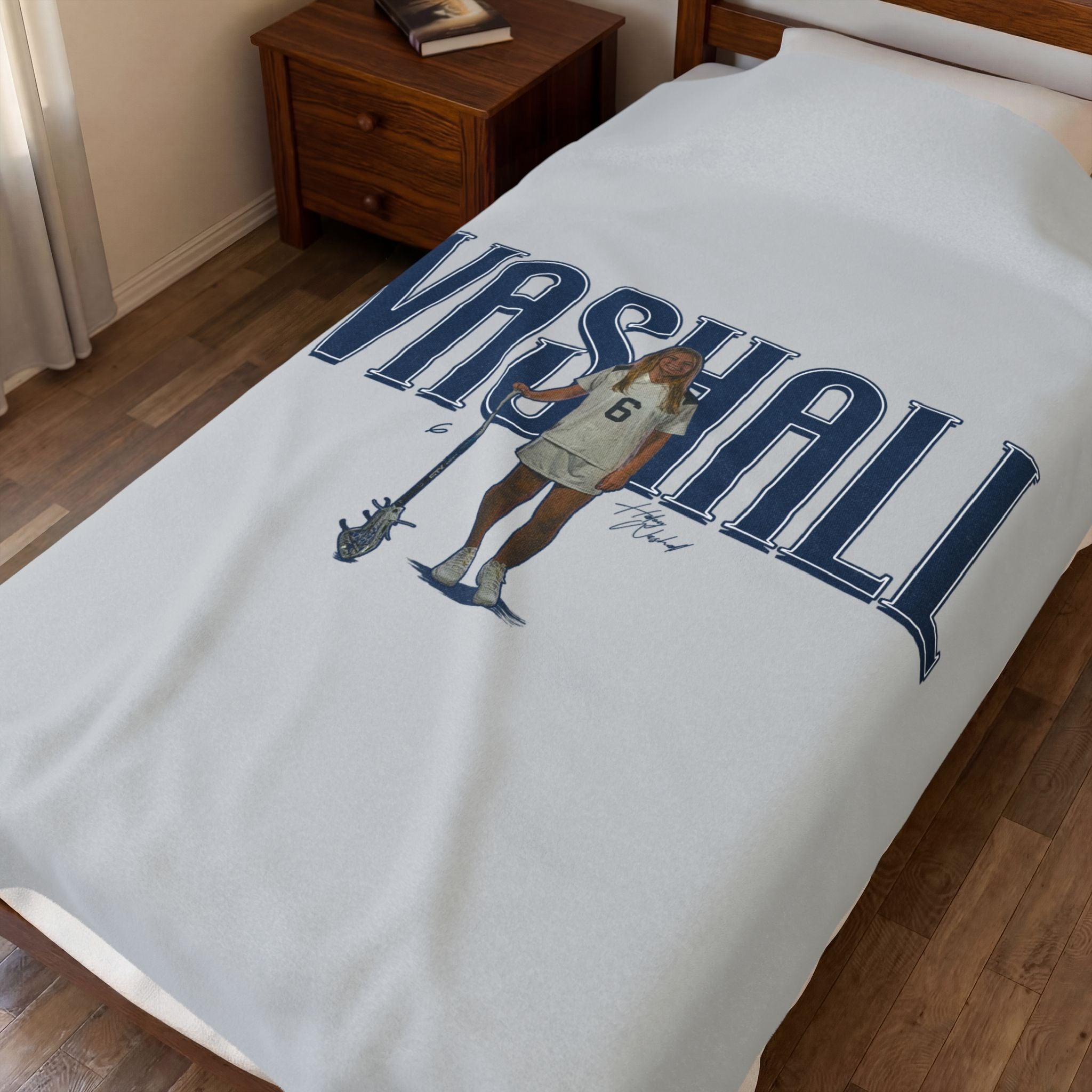 Haley Washall Plush Blanket