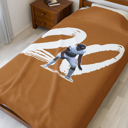 Royce Chappell Velveteen Plush Blanket