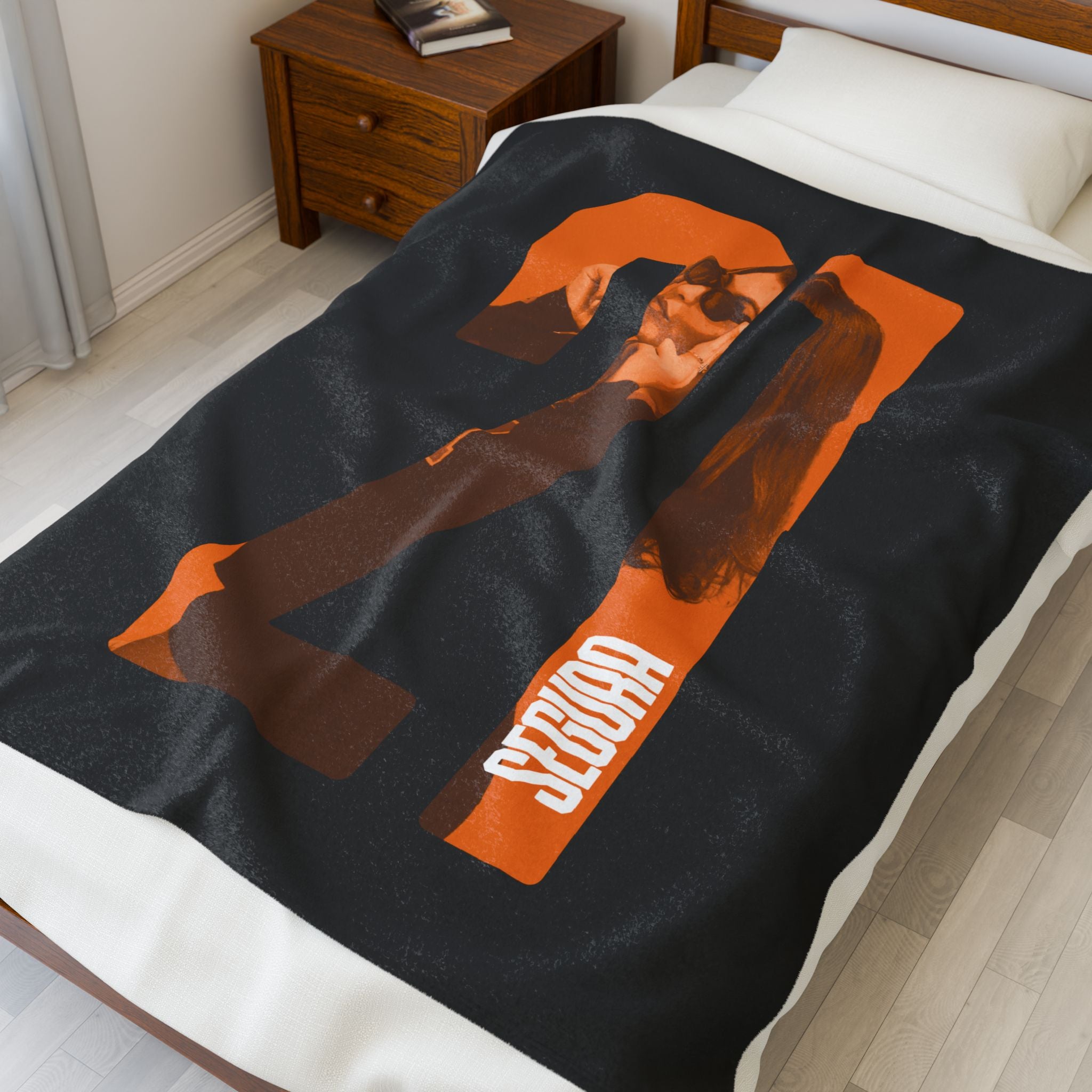 Vanessa Segura Velveteen Plush Blanket