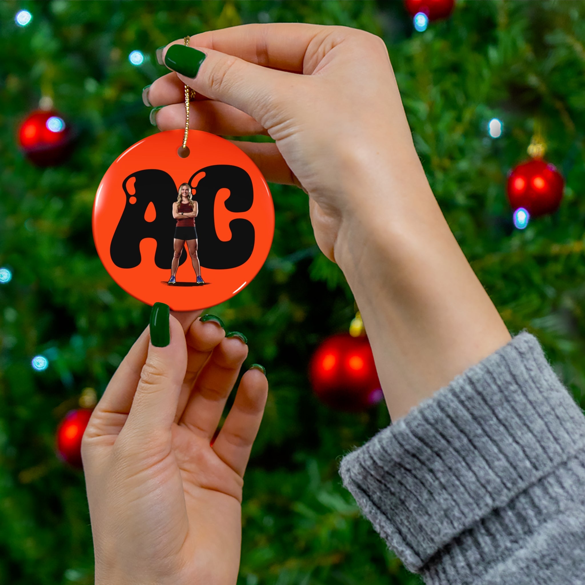 Alyssa Christian Ceramic Ornament