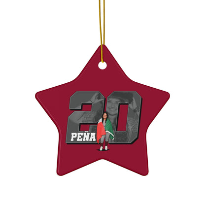 Miranda Pena Ceramic Ornament
