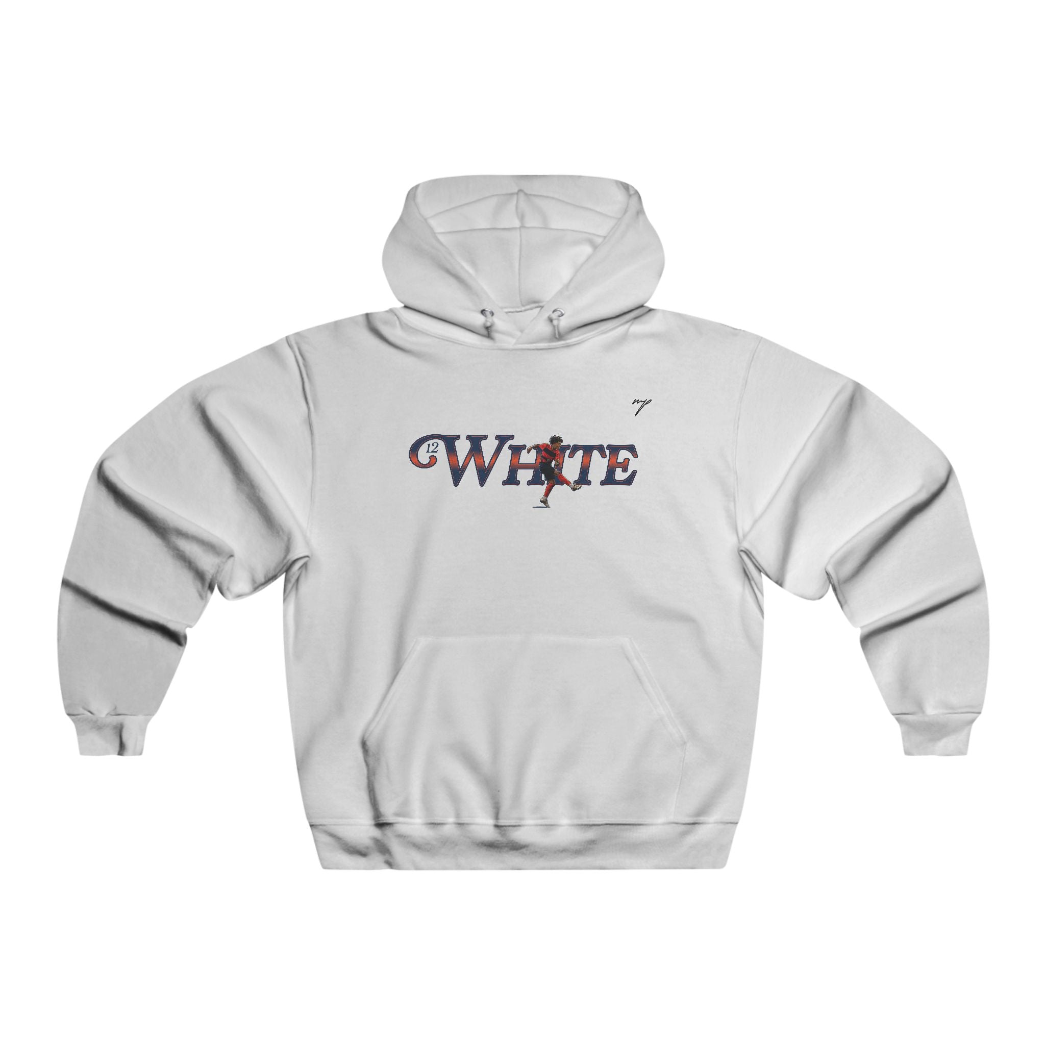 Dario White Vintage Hoodie