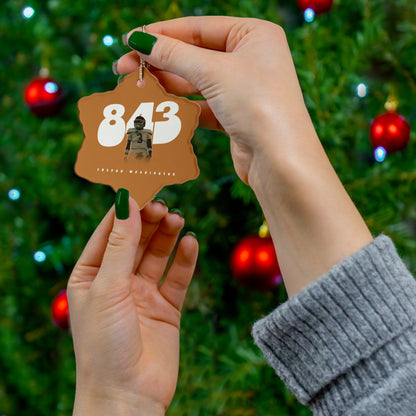 Trevon Washington Ceramic Ornament