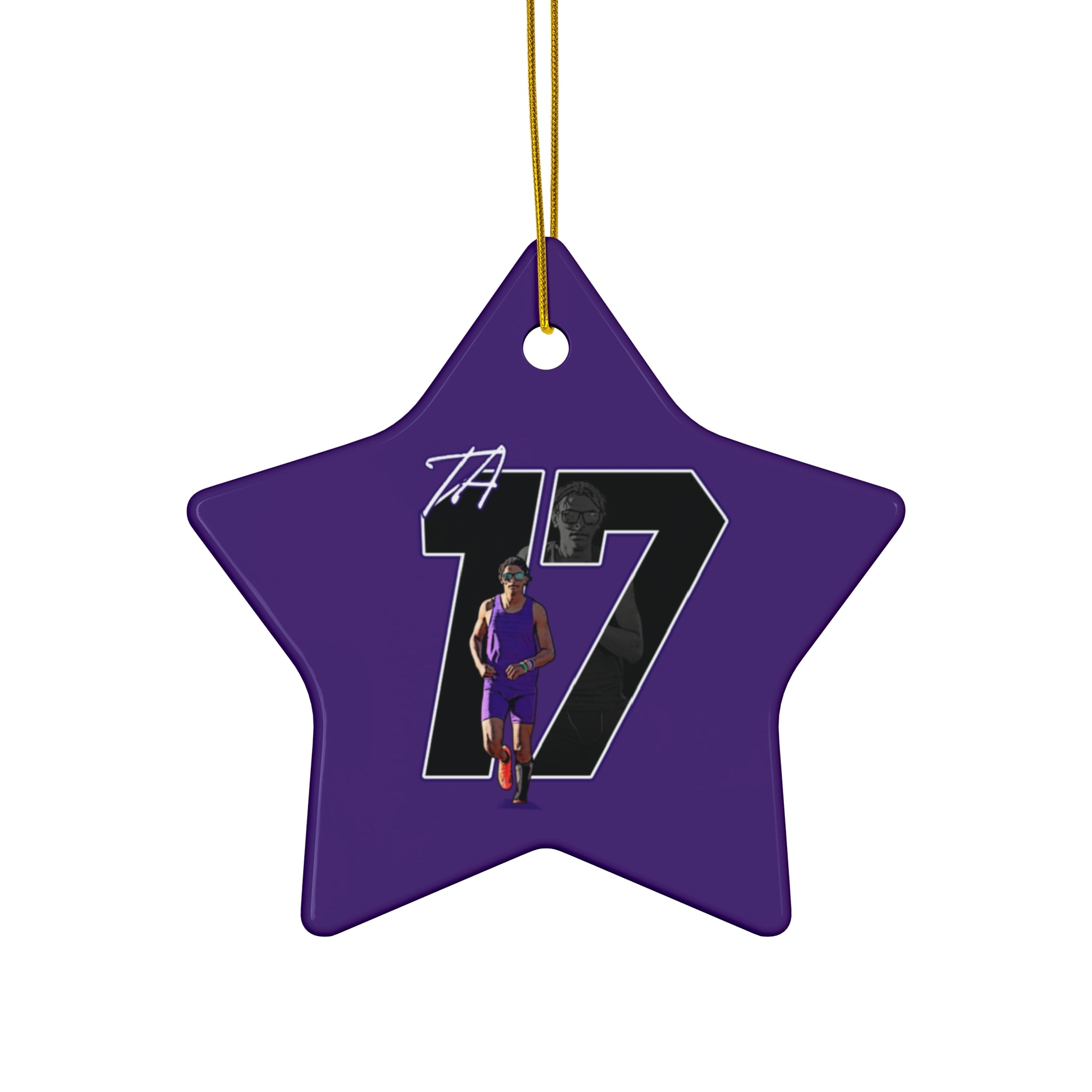 Tyler Adams Ceramic Ornament
