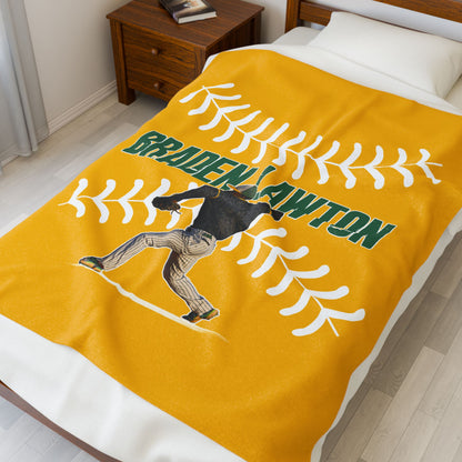 Braden Lawton Velveteen Plush Blanket