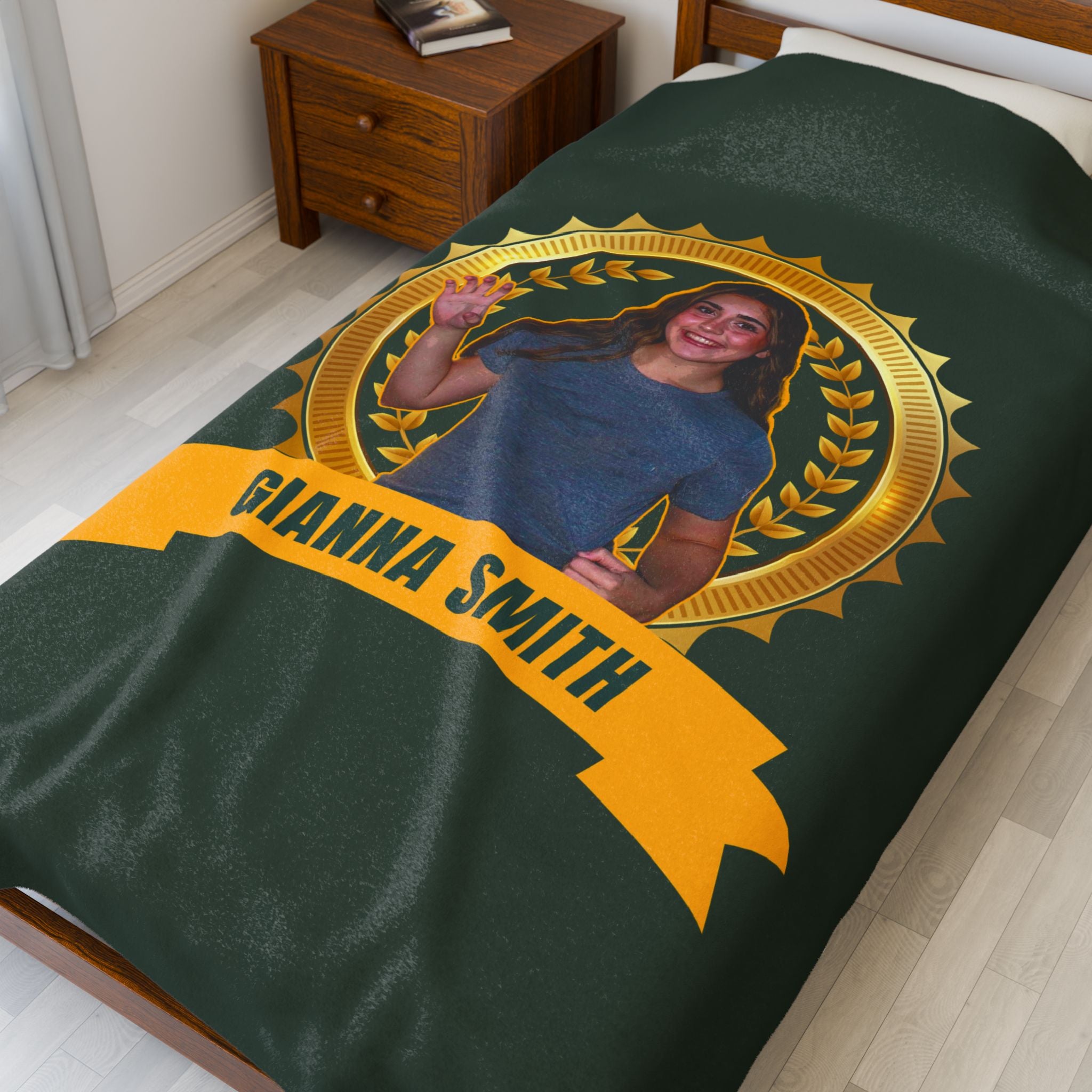 Gianna Smith Velveteen Plush Blanket