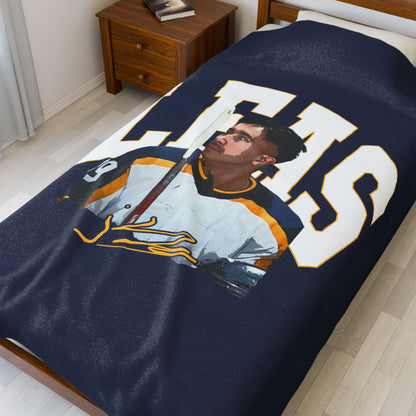 Jonas Leas Velveteen Plush Blanket