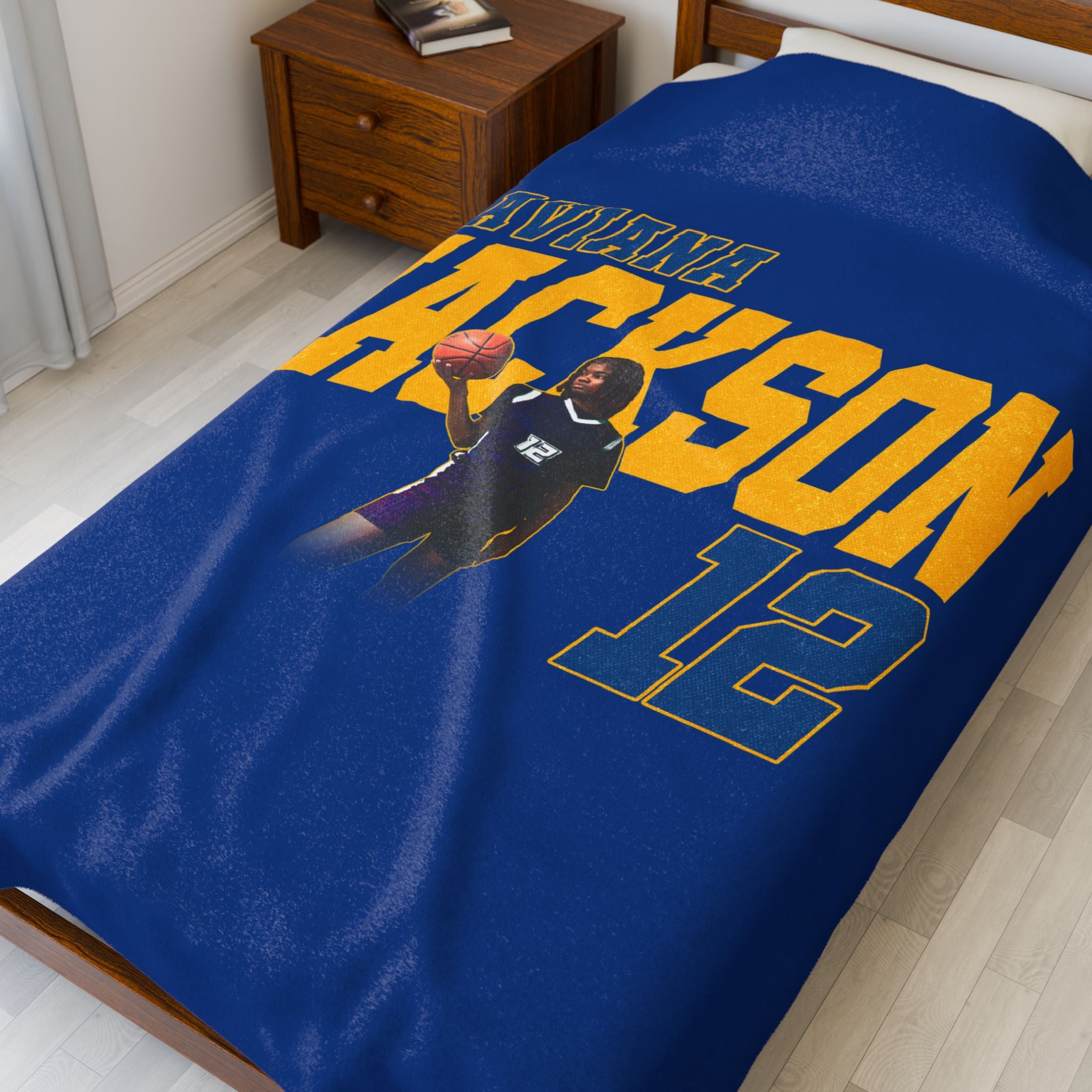 Aviana Jackson Velveteen Plush Blanket