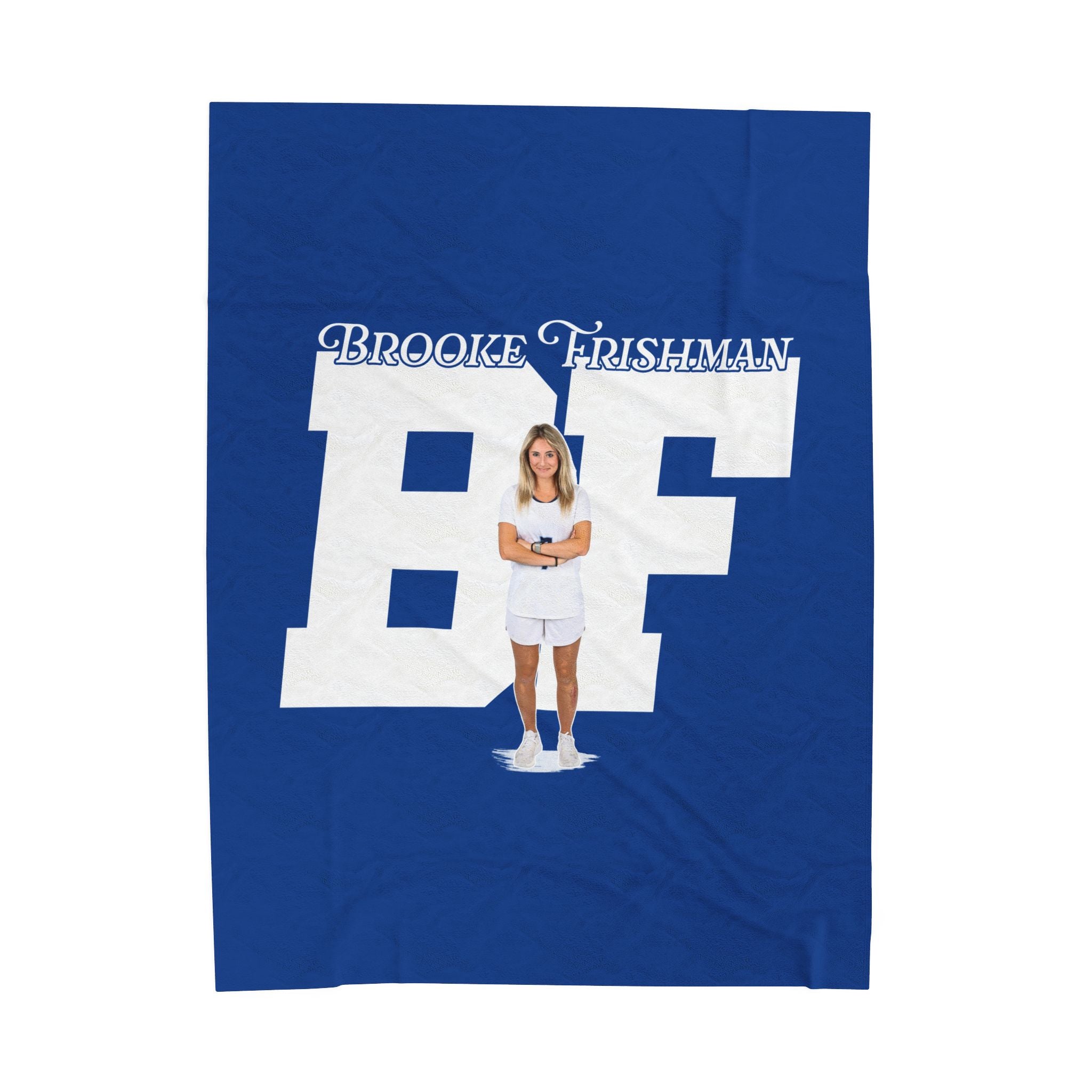 Brooke Frishman Velveteen Plush Blanket
