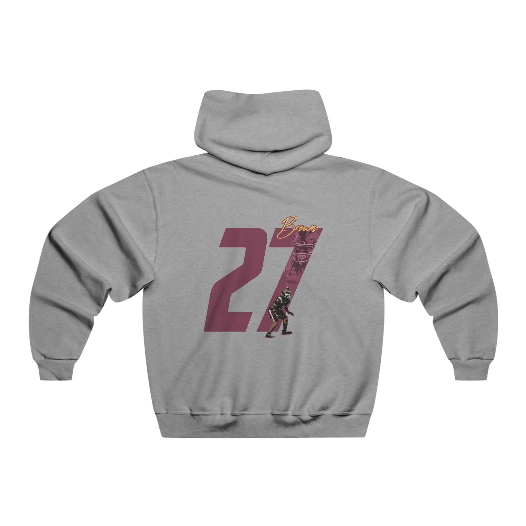 Reiheem Brown Vintage Hoodie