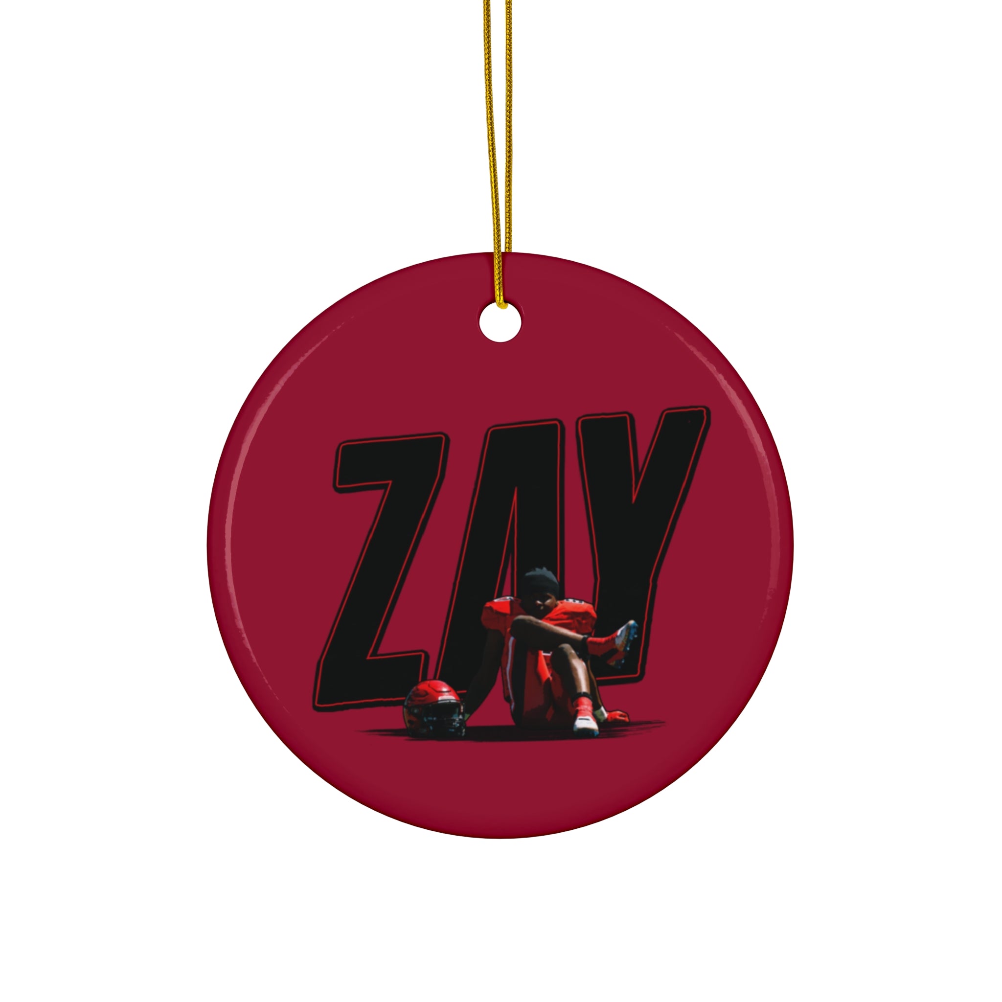Zay Meeks Ceramic Ornament