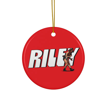 Riley Rayome Ceramic Ornament