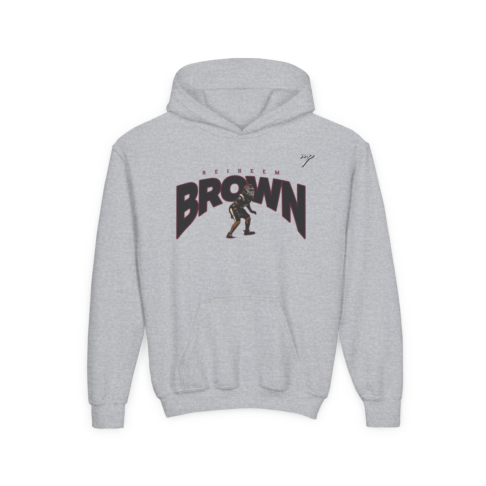 Reiheem Brown Youth Hoodie