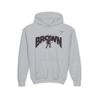 Reiheem Brown Youth Hoodie