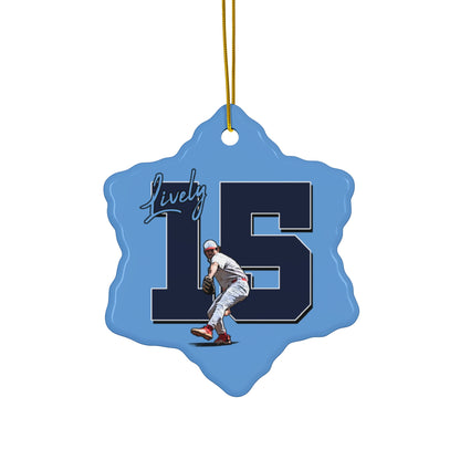 Joel Lively Ceramic Ornament
