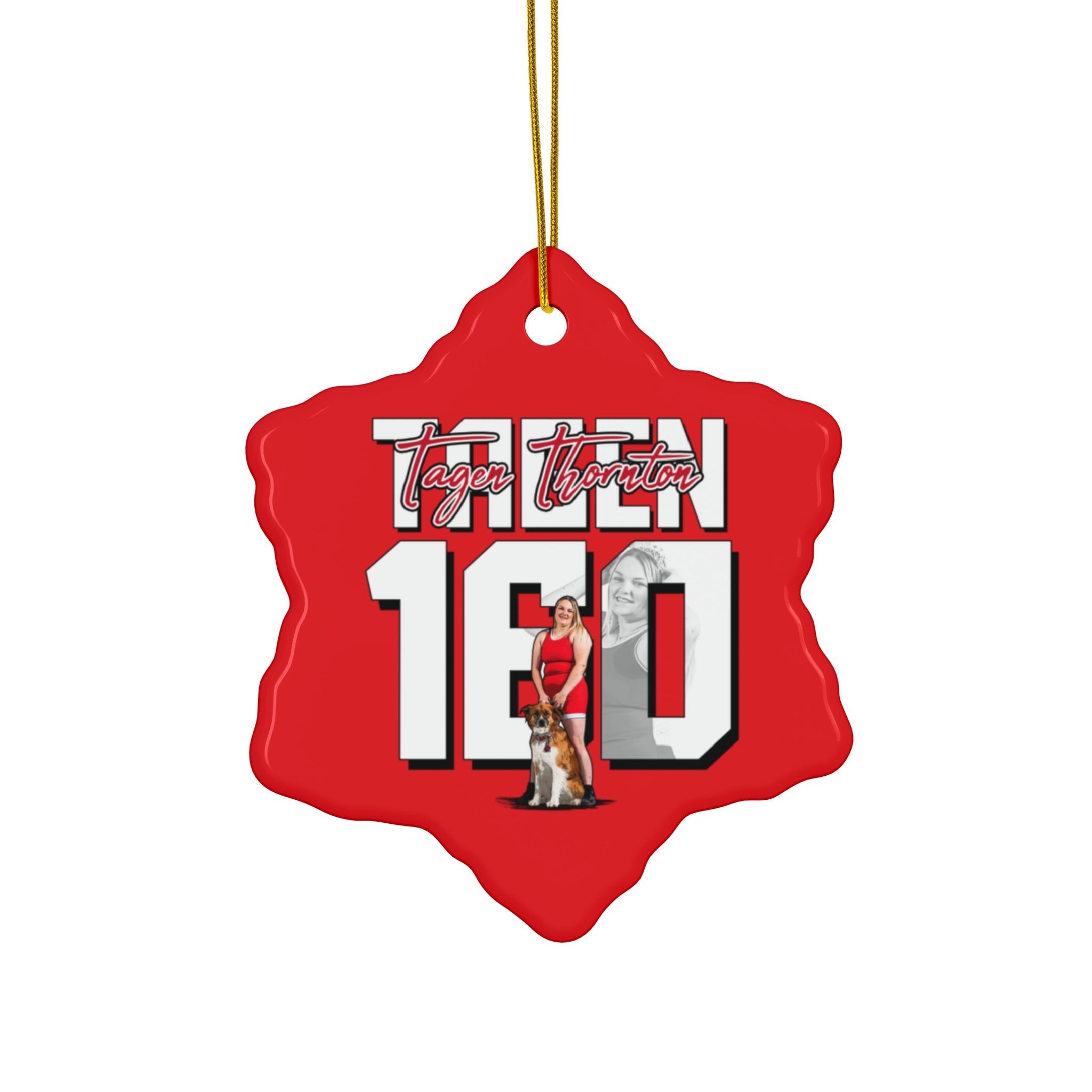 Tagen Thornton Ceramic Ornament