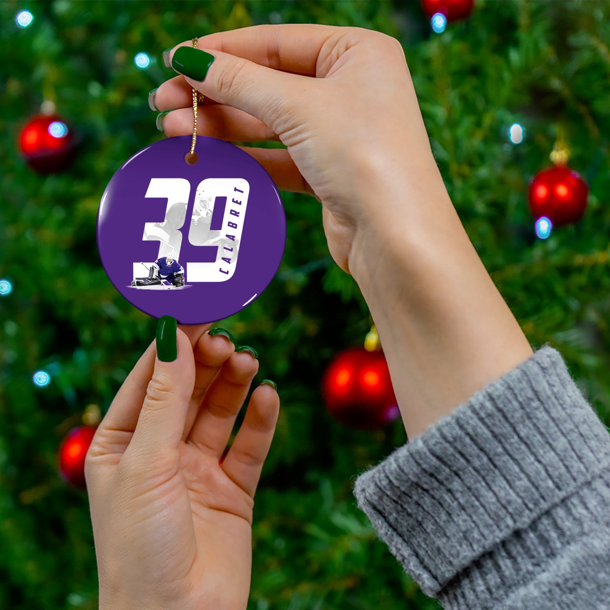 Michael Calabret Ceramic Ornament