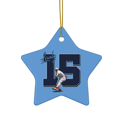 Joel Lively Ceramic Ornament