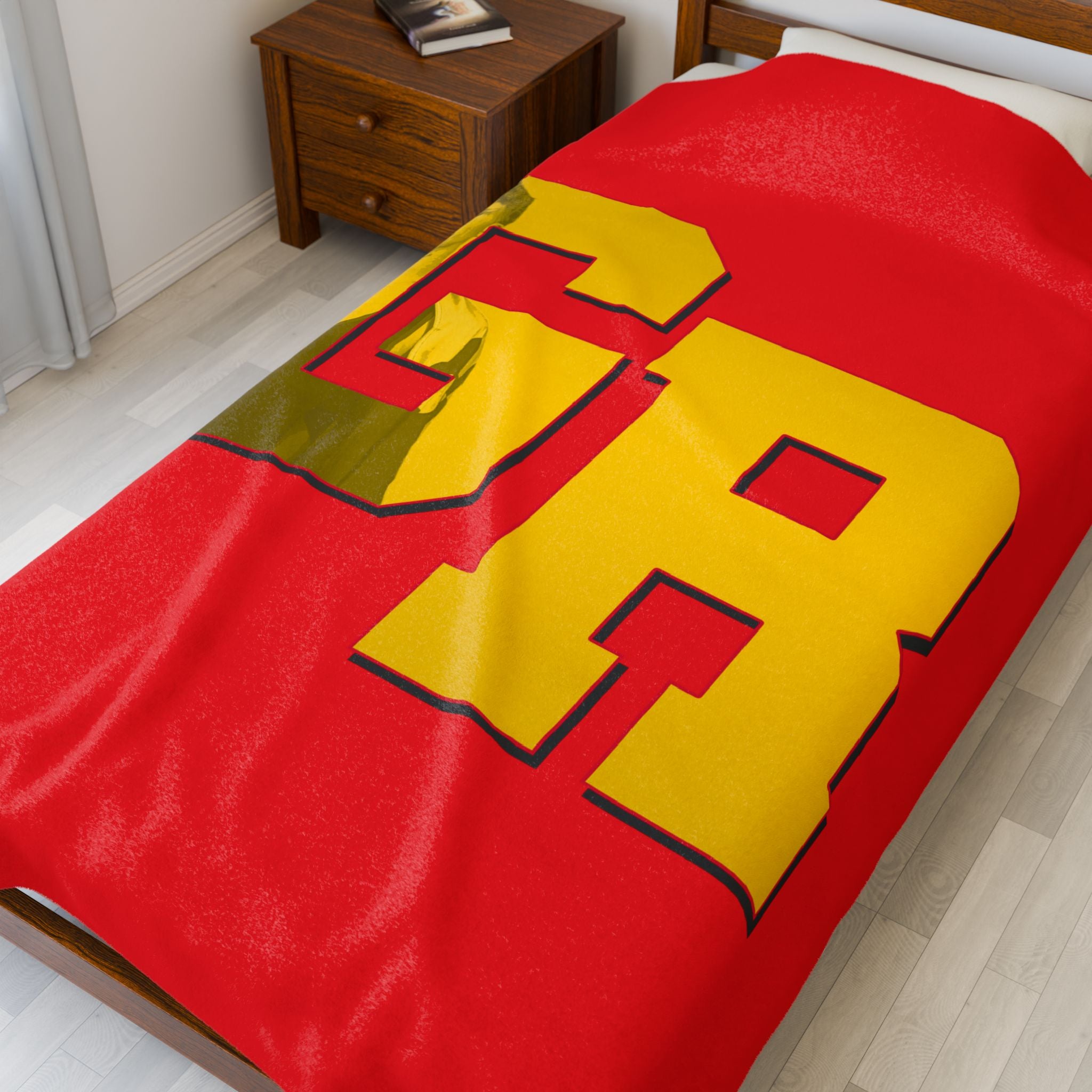 Garrett Reece Velveteen Plush Blanket