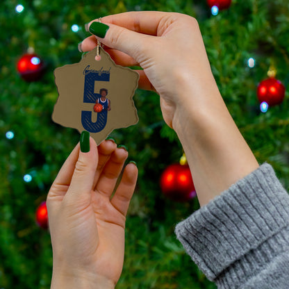 Jayden Crawford Ceramic Ornament