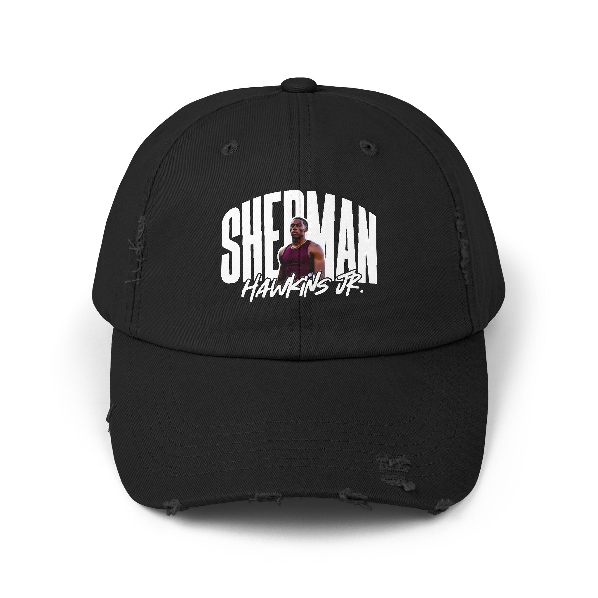 Sherman Hawkins Jr Distressed Dad Cap