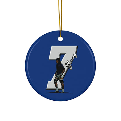 Marquan Young Ceramic Ornament