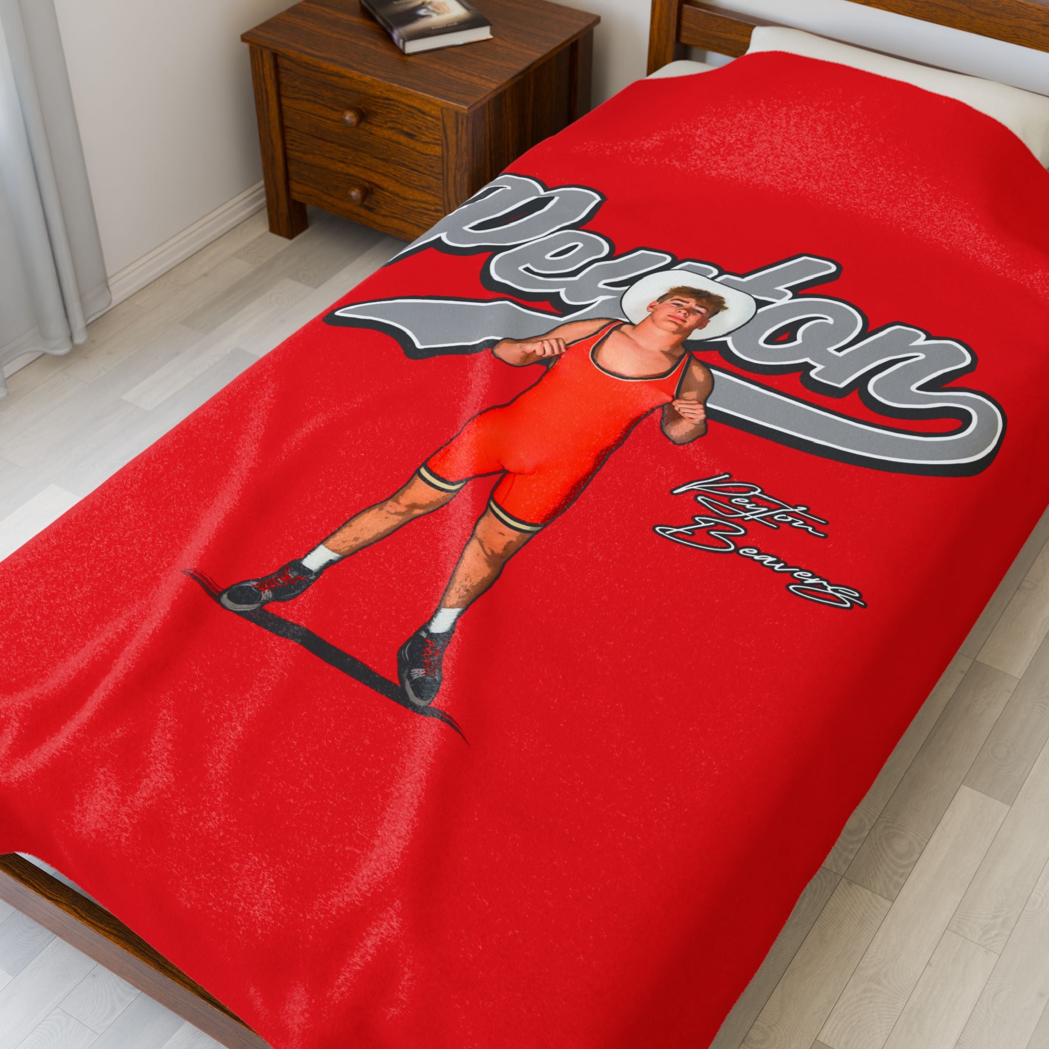 Peyton Beavers Velveteen Plush Blanket
