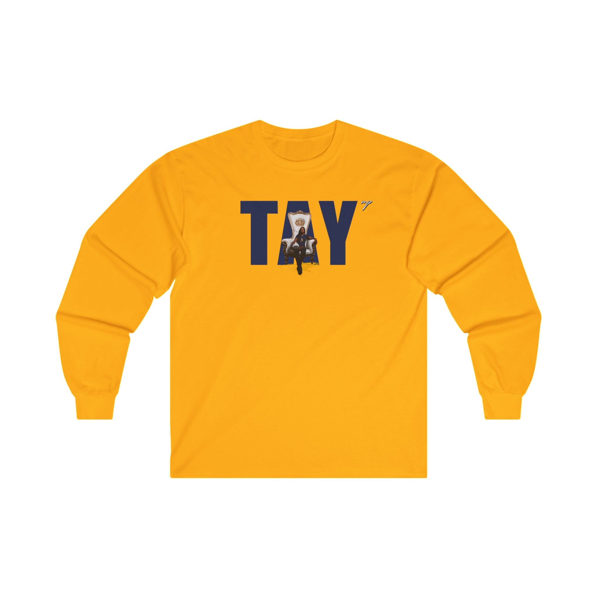 Taylor White Long Sleeve Tee